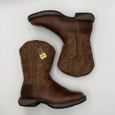 ROPER Mens Wilder II Square Toe Western Short Boots, Brown, Size 12 D