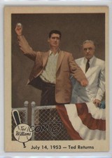 1959 Fleer Ted Williams Ford Frick July 14 1953 Returns #48 HOF 0di