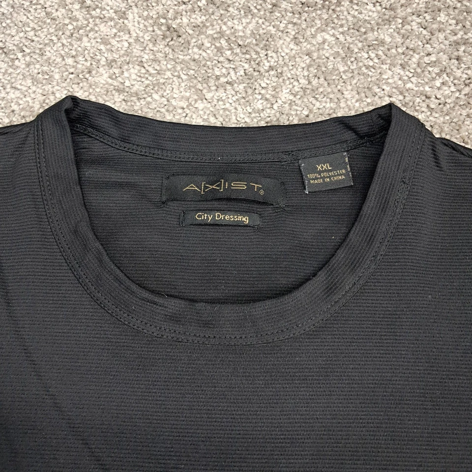 Camiseta negra para hombre Axist City Dressing 2X-grande Foto 2 de 4