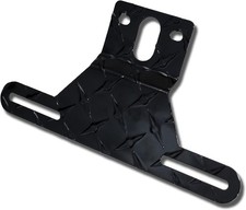 Universal Trailer License Plate Bracket Frame, License Plate Holder, Black