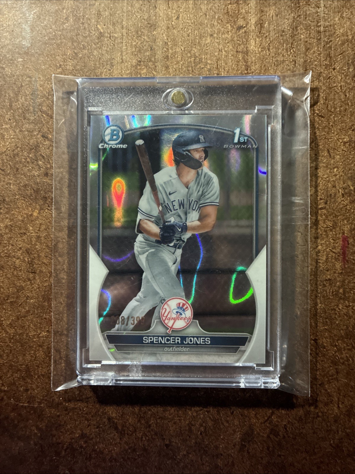 2023 Bowman - Chrome Prospects Spencer Jones #BCP-139 Lava Refractor /399 (RC)