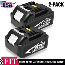 2-PACK 6.0Ah For MAKITA 18V LXT LITHIUM ION Battery BL1860 BL1830 BL1850 BL1860B
