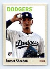 #179 2024 Topps Archives Emmet Sheehan RC Los Angeles Dodgers