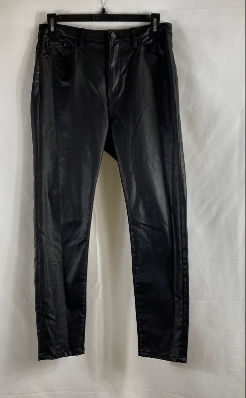 The Kooples Women's Franky Black Coated Skinny Jeans Sz 28