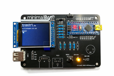 Minimal Byte 504b - Retro 8-Bit BASIC Kit Computer