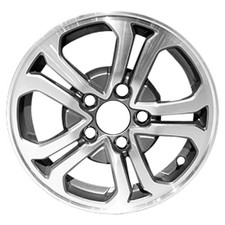 Refurbished 15x6 Machined Charcoal Wheel Fits 2013-2014 Honda Fit 560-64045