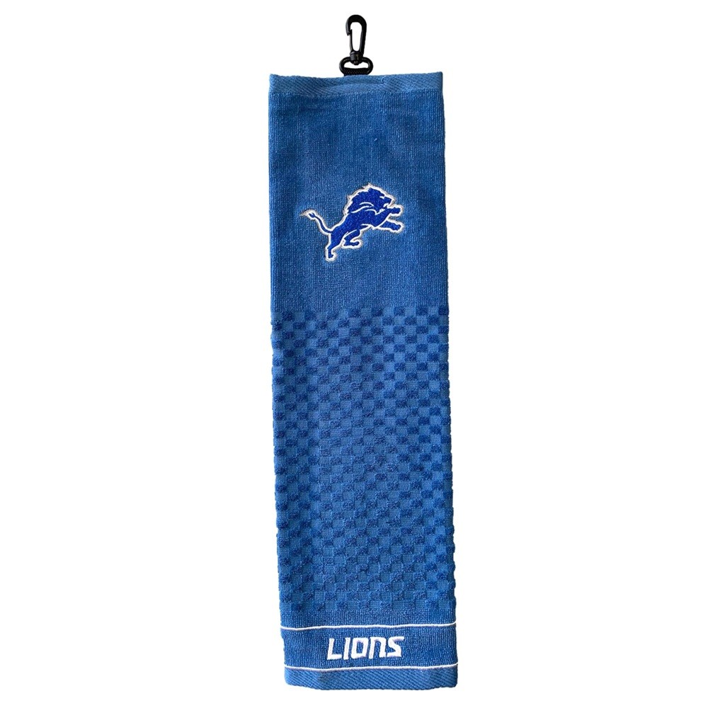 Вышитое полотенце для гольфа NEW Team Golf Detroit Lions - 16 x 22