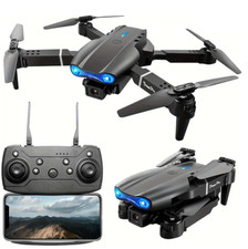 K3 E99 Pro Drone: Folding Quadcopter Drone Dual HD Camera WiFi 50x Zoom Battery