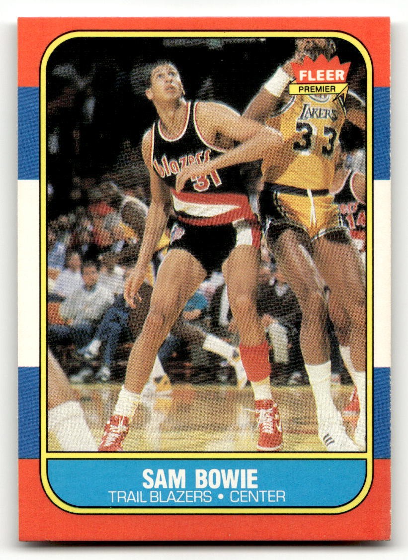 1986-87 Fleer #13 Sam Bowie