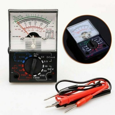 Portable Analog Multimeter Multi Range Voltage Ohm Current Tester for Home