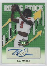 2021 Leaf Valiant Rising Stock /99 TJ Vasher #RS-TJV Auto 0w8