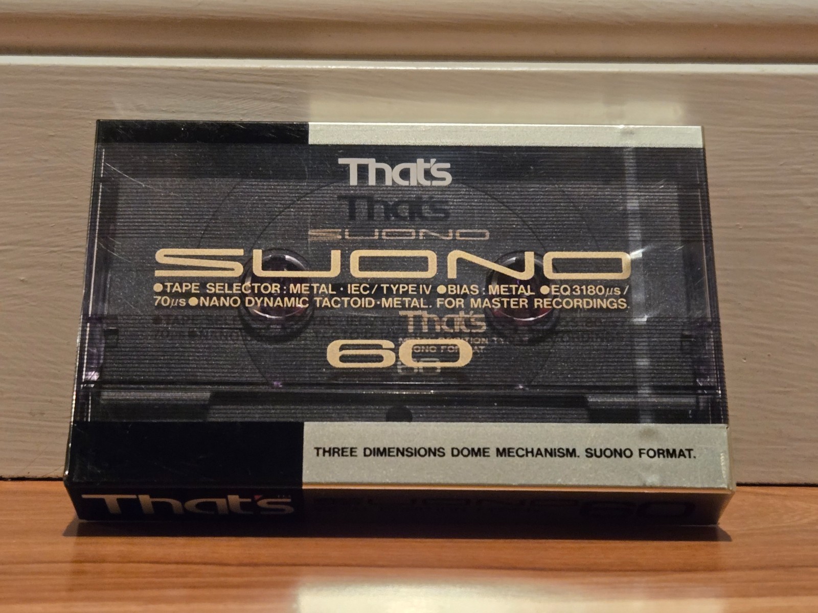 That's SUONO 60 Min Type IV Metal Blank Audio Cassette Tape NOS Taiyo Yuden RARE