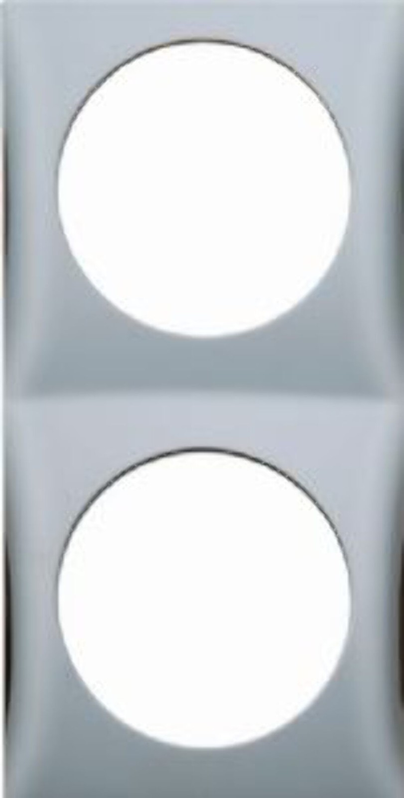 Berker Double Frame Gloss Chrome