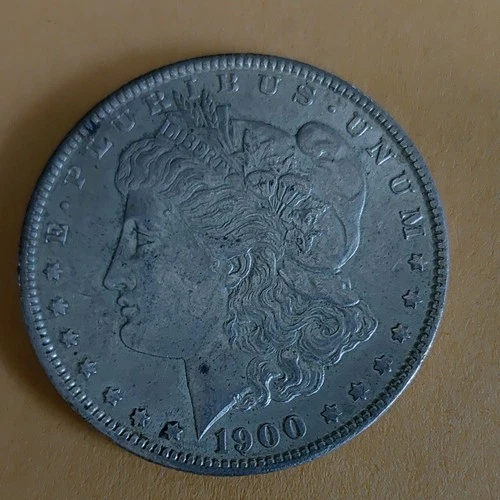 Morgan Silver Dollar 1900 $1 Coin Circulated Business Strike 0.9 Fineness