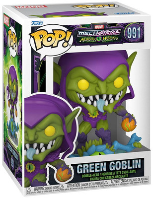 Monster Hunters Mech Strike Green Goblin Pop Marvel #991 Vinyl Figure Funko