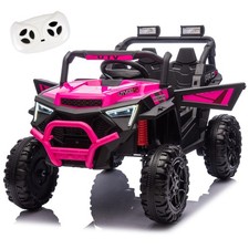 24V Kids Electric Car Ride On Toy UTV w/Remote,Power Wheels Truck for Boys Girls