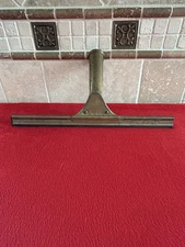 Vintage Brass Professional Squeegee Ettore 11 1/2"