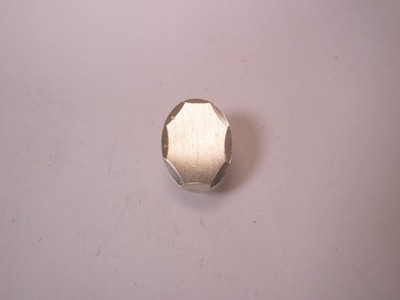 Engrave Ready SILVER OVERLAY Quality Vintage ANSON Tie Tack Lapel Pin c133