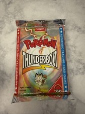 Pokemon Booster Pack Meowth Thunderbolt Funskool India 2004 Sealed
