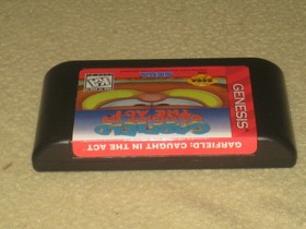 Garfield Complete + Comic Book for Sega Genesis. Authentic. Cleaned/Tested. MINT