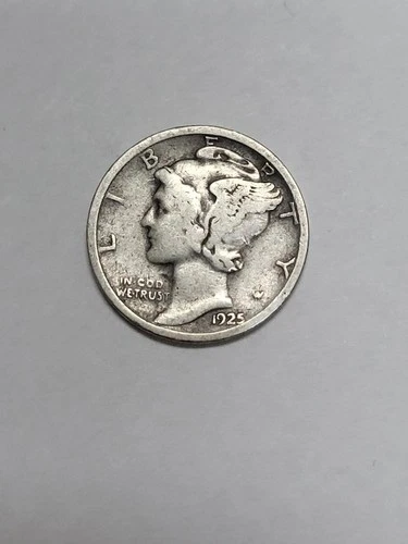 1925 D  Mercury Dime