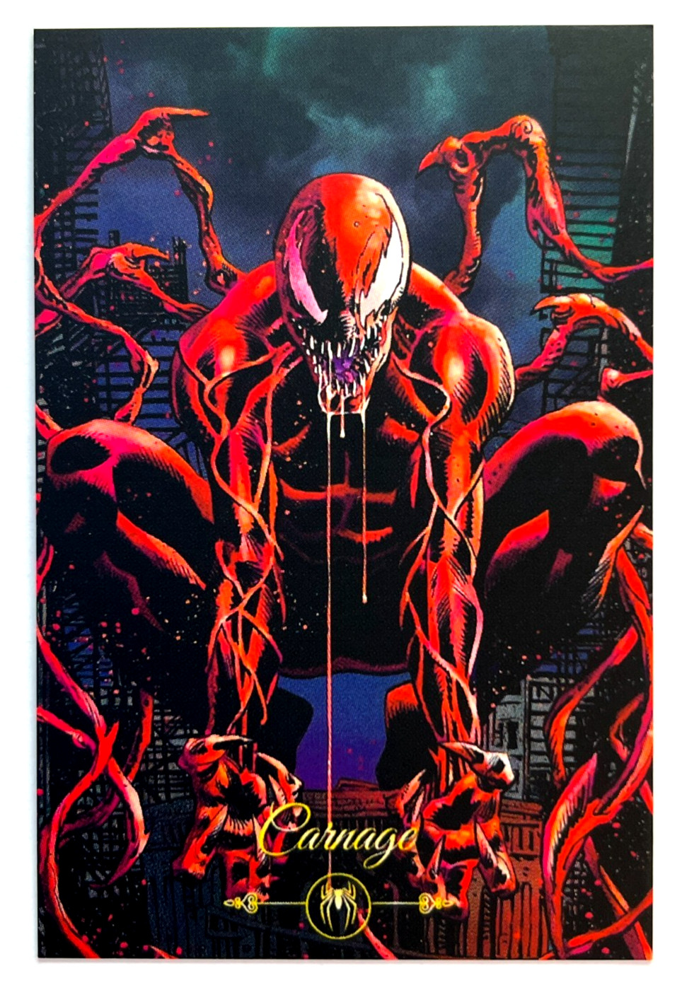2025 SPIDER-MAN Collectoons Card #074 Venom Carnage Red #1  Marvel MCU