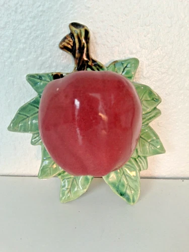 Vintage McCoy Art Pottery Wall Pocket APPLE
