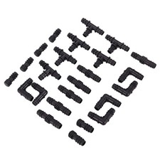 Kit de Raccords D'Irrigation pour Tube Goutte à Goutte -6 TéS, 6 Raccords, 9515