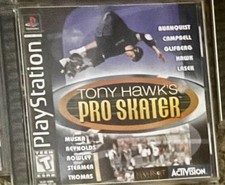 Tony Hawk’s Pro Skater PS1 PlayStation 1 Black Label Tested w/ Manual