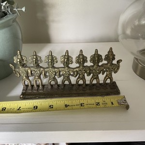 Dashavatara Incarnations of Lord Vishnu Brass Statue Figurine 7 Figurines