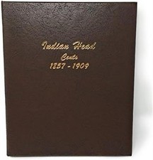 New Dansco Coin Album 7101 For US Old Indian Head Cents 1857-1909 Free Shipping