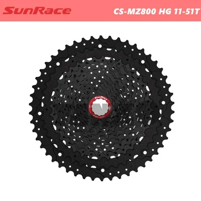 SunRace CSMZ800 12 Speed 11-51T HG Cassette fits Shimano Sram HG MTB Gravel-OE