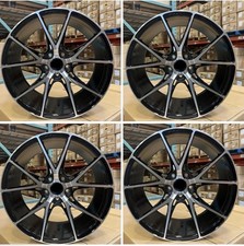 19” Inch Wheels Rims Staggered 19x8.5 5x114.3 CB 73.1 Offset 35 Set If 4