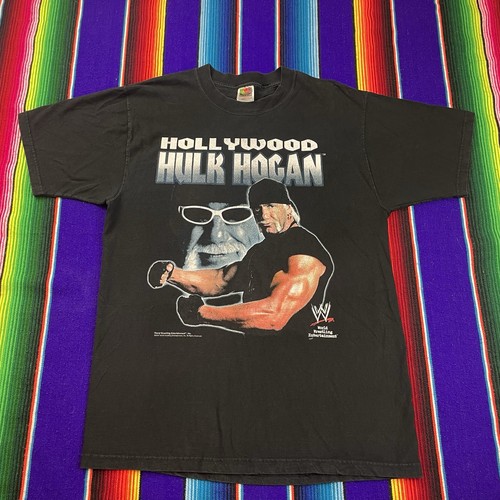 Vintage 2002 WWE Hollywood Hulk Hogan T-Shirt Size