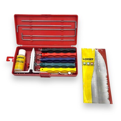 Lansky Deluxe Controlled - Angle Knife Sharpening System - Red Box