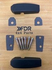  Land Rover Defender 90 110 83-16 Set staffe parabrezza alluminio nero GA1142B