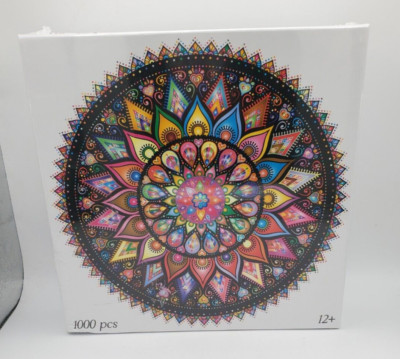 Bgraamiens Puzzle Geometric Colorful Mandala 1000 Piece Creative