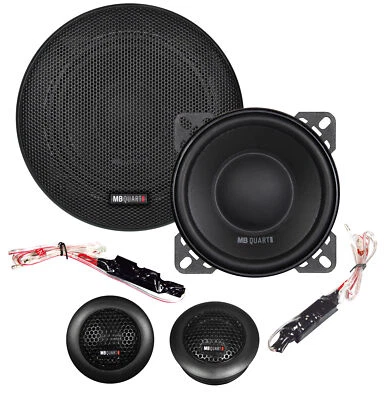 MB Quart Haut-Parleur Paire Kompo-Kit 10 CM QS-100 2 Voies Système Voiture Hifi - Photo 1/3