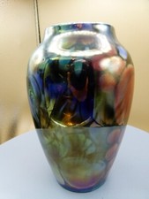 Burleigh Ware Adams lustre vase Fruit design