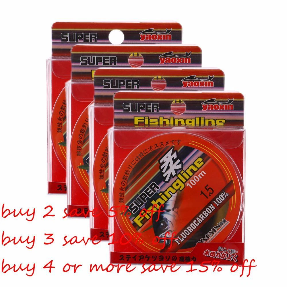 4PCS String Durable 1.5LB Angling Nylon PA Tackle Wire Monofilament Fishing  Line