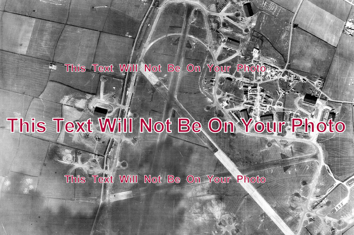 AA 19 RAF Bottesford Airfield Leicestershire USAF 1945 12 x 8 Photo