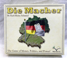 Die Macher Board Game Valley Games Inc. 2006 VG/EX