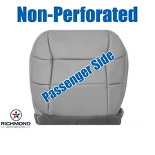 2000 Lincoln Navigator PASSENGER Side Bottom Replacement LEATHER Seat Cover Gray