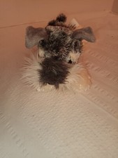 Aurora World Flopsie Plush Ludwig Schnauzer Dog Stuffed Animal, Preowned