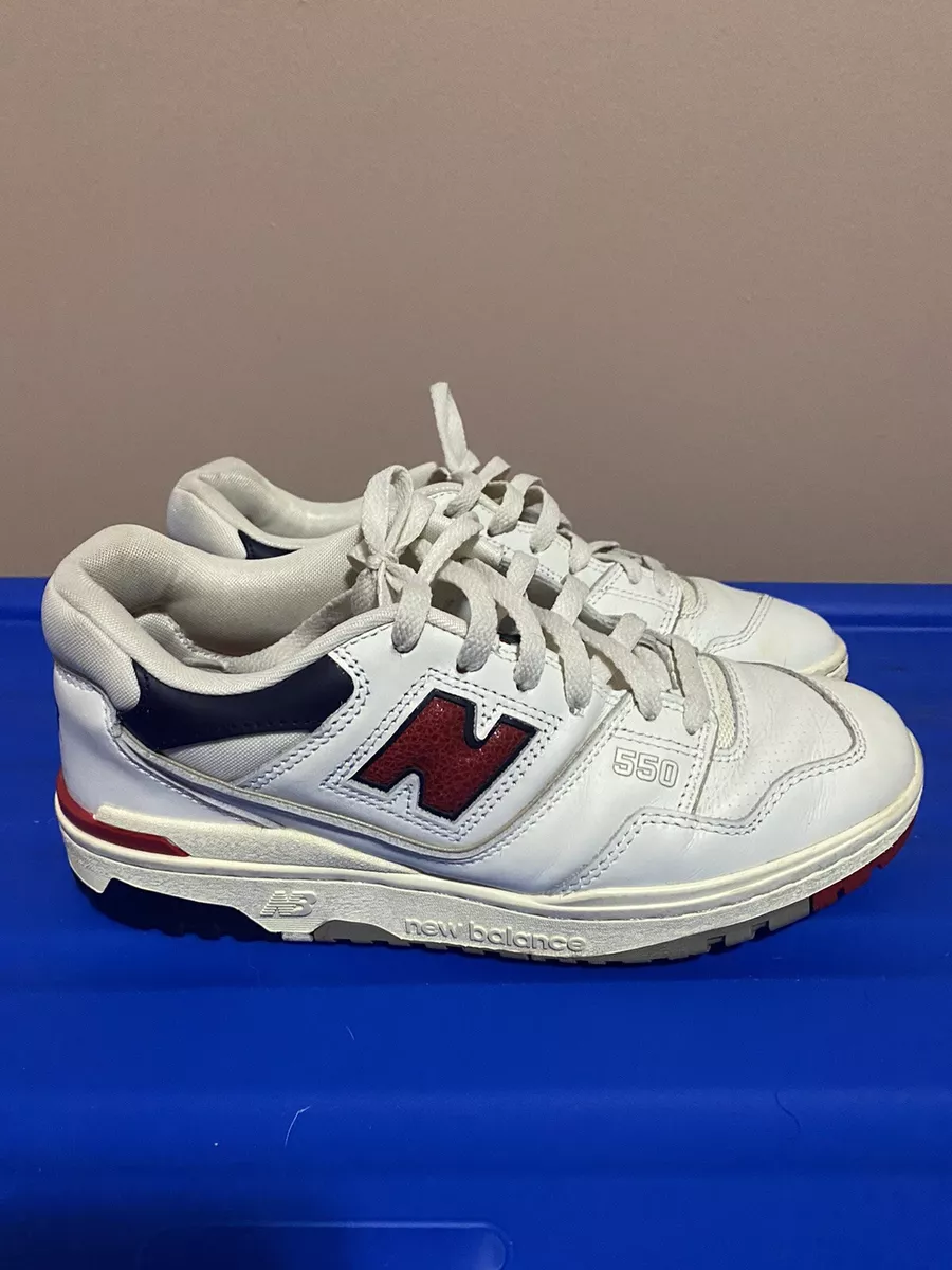aime leon dore new balance 550 White Navy Red Size 7.5 | eBay