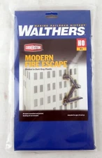 HO Scale Modern Fire Escape Kit - Walthers #933-3736
