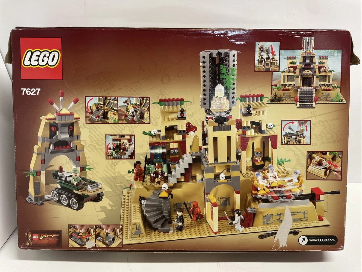 LEGO Indiana Jones Temple Of The Crystal Skull 7627 with Original Box & Manuals!