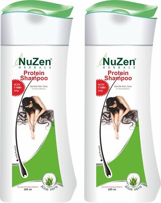 Nuzen Protein Shampoo For All Hair Types 200ml Each Pack Of 2