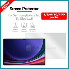 1-100 Lot LCD Clear HD Screen Protector for Android Samsung Galaxy Tab S9 Ultra