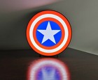 Captain America's Shield, USB Logo Light, Marvel, DC Comics, Superhero Sign